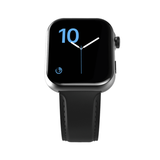 R-09 Ultra Smart Watch: Faux Leather | AMOLED Display | Always-On Display