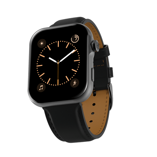 R-09 Ultra Smart Watch: Faux Leather | AMOLED Display | Always-On Display